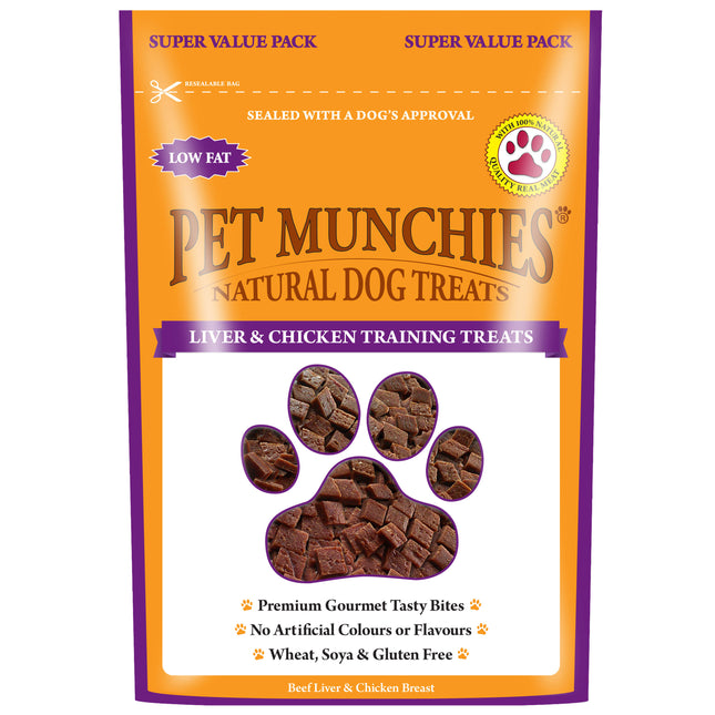 Pet Munchies Liver & Chicken Training Treats 150g