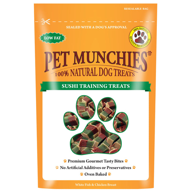 pet munchies sushi training treats