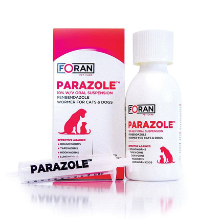 Foran Parazole Dog/Cat Wormer 100ml