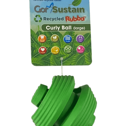 Gor Sustain Rubber Curly Ball Large 10.5cm