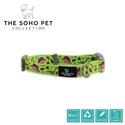 Soho Pet Dinosaur Adjustable Collar