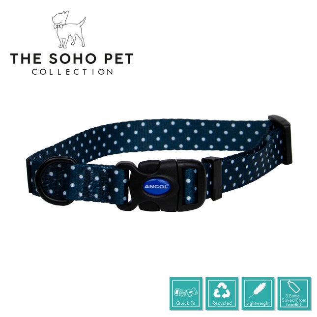Soho Pet Polka Dot Adjustable Collar