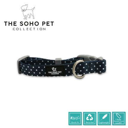 Soho Pet Polka Dot Adjustable Collar