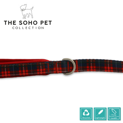Soho Pet Tartan Lead 100 x 1.9cm