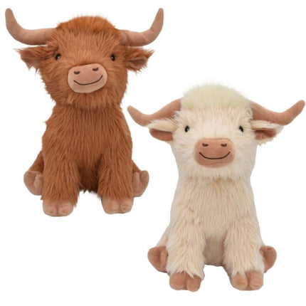 Highland Cow Dog Toy Jumbo 34 x 34cm