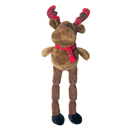 Squeaky Long Legs Christmas Reindeer 60cm