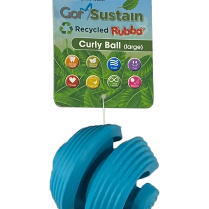 Gor Sustain Rubber Curly Ball Large 10.5cm