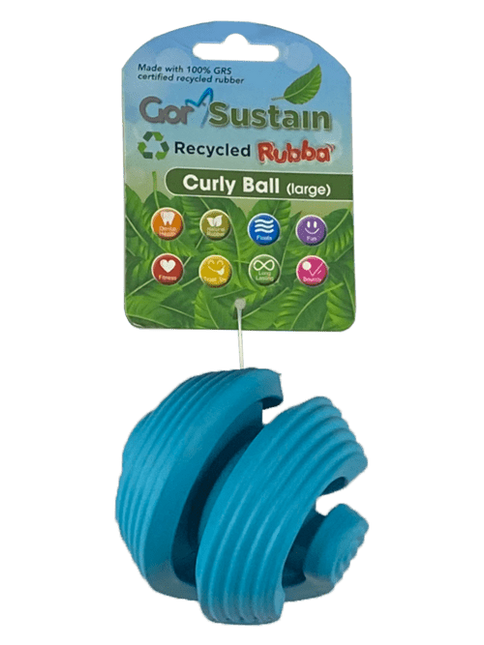 Gor Sustain Rubber Curly Ball Large 10.5cm