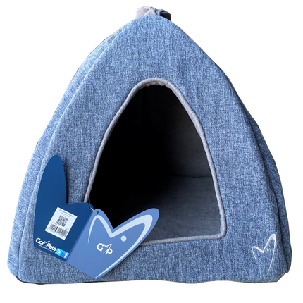 Gorpets Camden Pyramid Bed (40x40x40cm) Blue