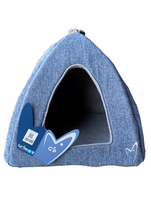 Gorpets Camden Pyramid Bed (40x40x40cm) Blue