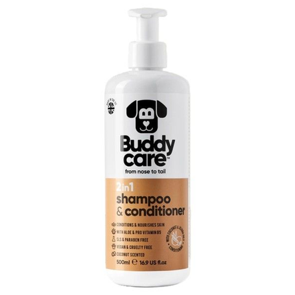 BUDDYCARE 500ML 2 IN 1 SHAMPOO & CONDITIONER