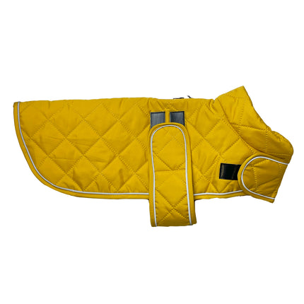 Go Walk Quilted Classic Dog Coat Mustard