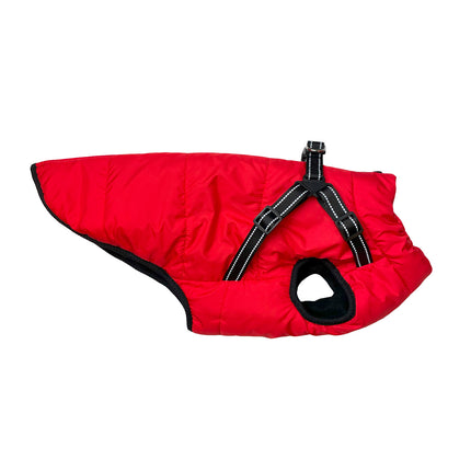 Go Walk Red Harness Dog Jacket