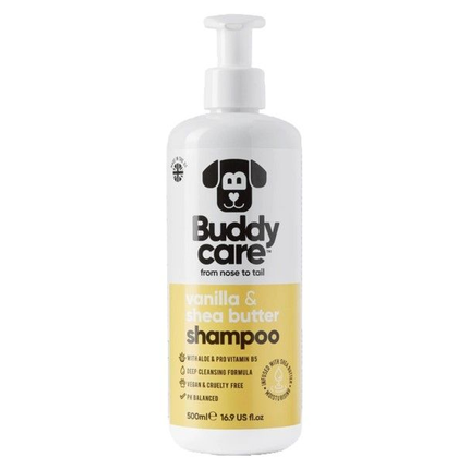 BUDDYCARE 500ML VANILLA & SHEA SHAMPOO