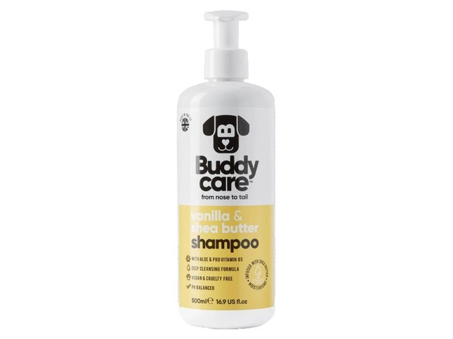 BUDDYCARE 500ML VANILLA & SHEA SHAMPOO