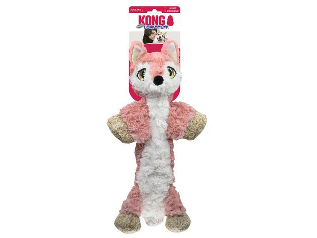 KONG Low Stuff Flopzie Fox Dog Toy Medium