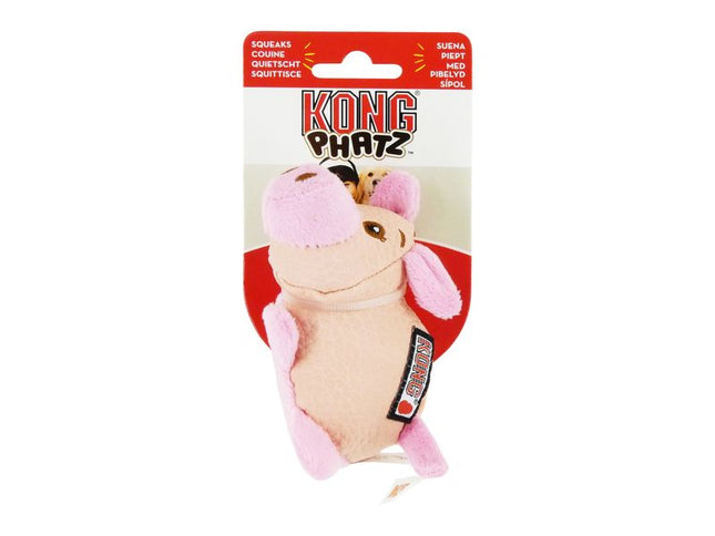 KONG Phatz Pig Dog Toy Small