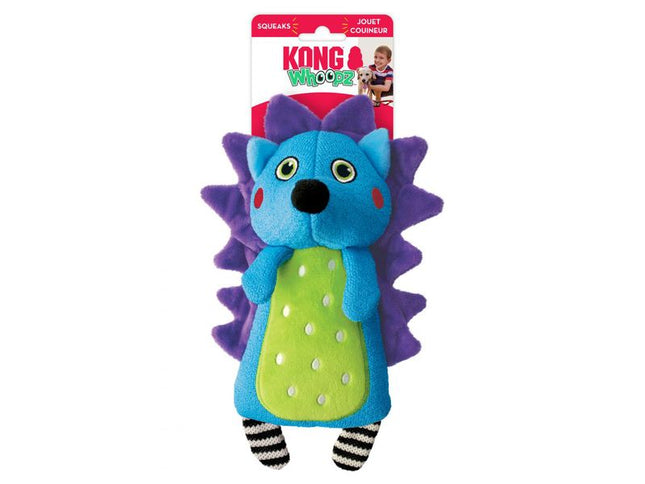 Kong Whoopz Hedgehog Soft Dog Toy Medium