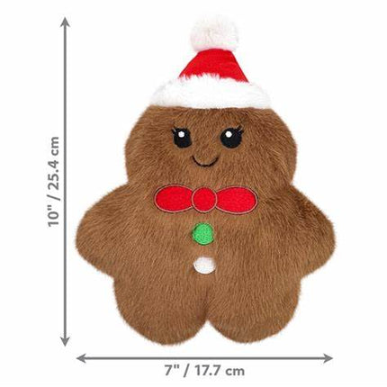 Kong Christmas Snuzzles Mini Gingerbread XS