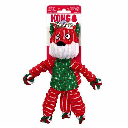 Kong Christmas Floppy Knots Fox Sml/Med