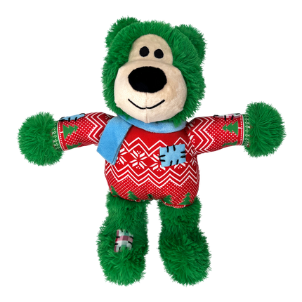 Kong Christmas Wild Knots Bear Assorted Sml/Med