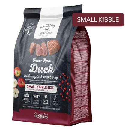 Go Native Duck With Apple & Cranberry Small Kibble Size