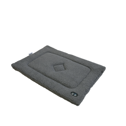 Gorpets Sherpa Fleece Crate Mat Grey