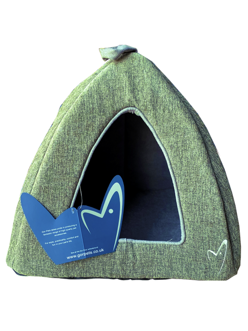 Gorpets Camden Pyramid Bed (40x40x40cm) Green