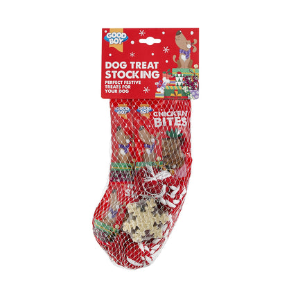 Good Boy Dog Treat Christmas Stocking