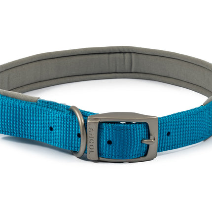 VIVA PADDED NYLON COLLAR BLUE