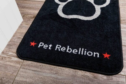 Pet Rebellion Stop Muddy Paws Black XL