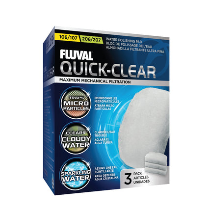 Fluval Quick-Clear For 106/107 & 206/207 3 Pack