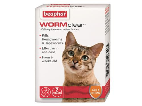 Beaphar Worm Clear Tablets For Cats