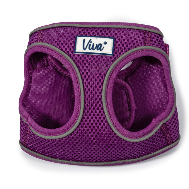 Viva Step in Mesh Dog Harness Purple