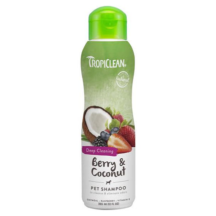 TROPICLEAN PET SHAMPOO BERRY & COCONUT 355ML