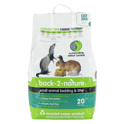 Back 2 Nature Small Animal Bedding&Litter 20L