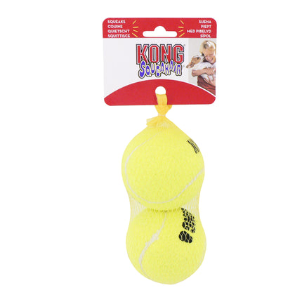 KONG Air Squeaker Tennis Ball Large 2 Pack