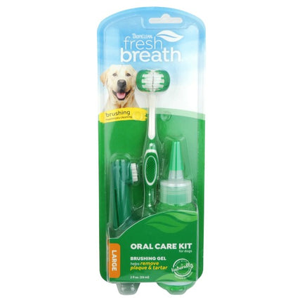 TROPICLEAN FRESH BREATH ORAL CARE KIT LARGE DOGS 59ML