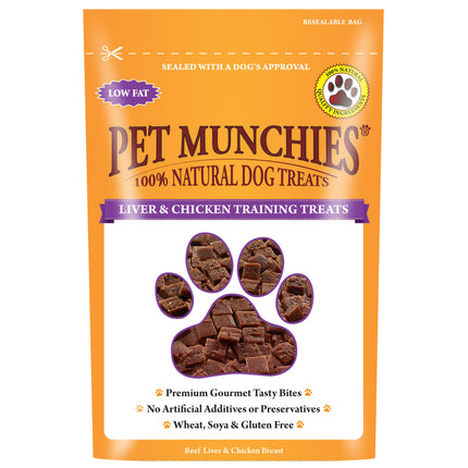 Pet Munchies Liver & Chicken Training Treats 50g