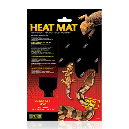 EXO TERRA HEAT MAT - 4 WAT X-SMALL (10 X 12.5CM)