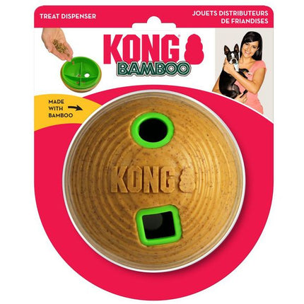 KONG Bamboo Dog Feeder Ball Medium