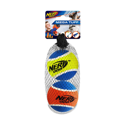 Nerf Mega Tuff Tenis Ball Med 2pk