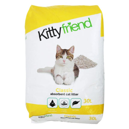 Kitty Friend Classic Cat Litter 30Ltr