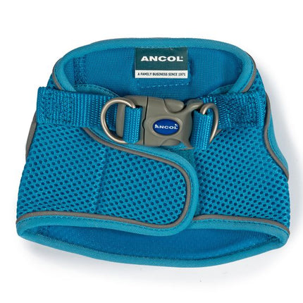 VIVA STEP IN MESH DOG HARNESS BLUE