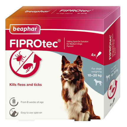 Beaphar FIPROtec Medium Dog 4 Pipette