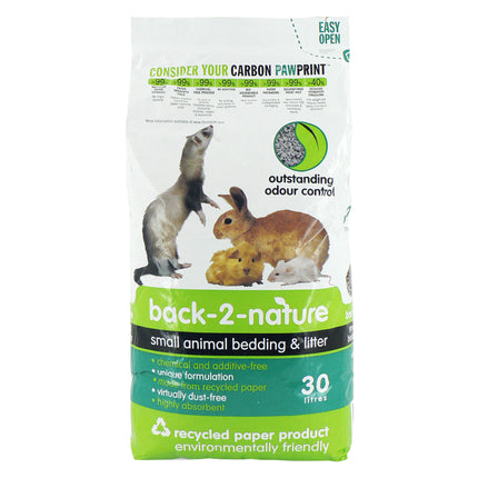 Back 2 Nature Small Animal Bedding&Litter 30L