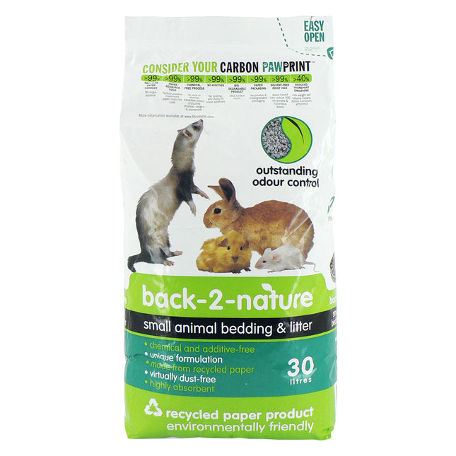 Back 2 Nature Small Animal Bedding&Litter 30L