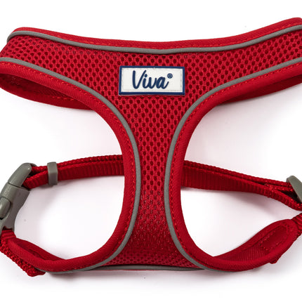 Comfort Mesh Dog Harness Red