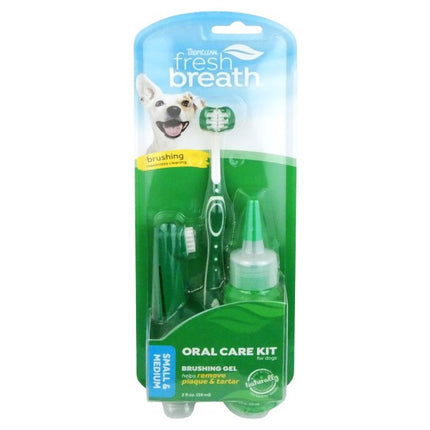 TROPICLEAN FRESH BREATH ORAL CARE KIT FOR SMALL DOGS 59ML
