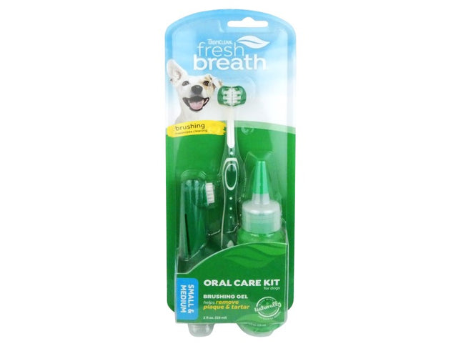 TROPICLEAN FRESH BREATH ORAL CARE KIT FOR SMALL DOGS 59ML